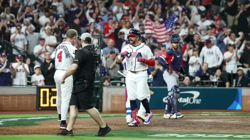 Kyle Schwarber Powers Team USA to 9-1 Victory Over Britain in WBC