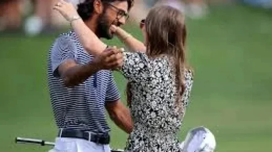 Akshay Bhatia and Wife Presleigh Shultz Share Newlywed Bliss Ahead of Arnold Palmer Push
