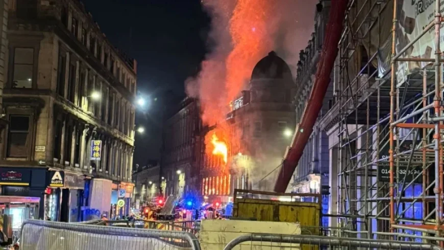 Glasgow Fire: Building at Central Station Collapses, Station Closed
