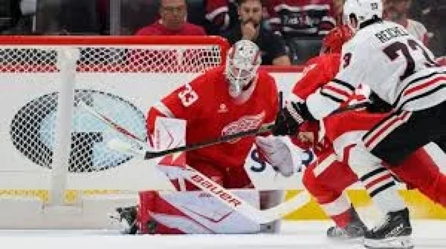 John Gibson Leaves Game After Crease Collision as Red Wings Weigh Next Goaltending Move