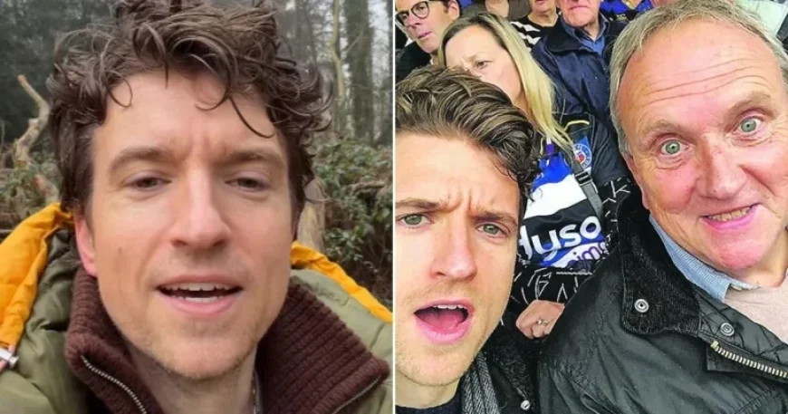 Greg James reveals his father is in ICU as Red Nose Day ride begins