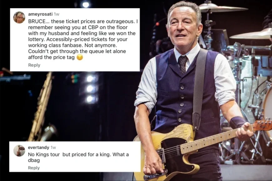 Bruce Springsteen: Springsteen Fans Outraged Over Pricey ‘No Kings’-Themed Tour