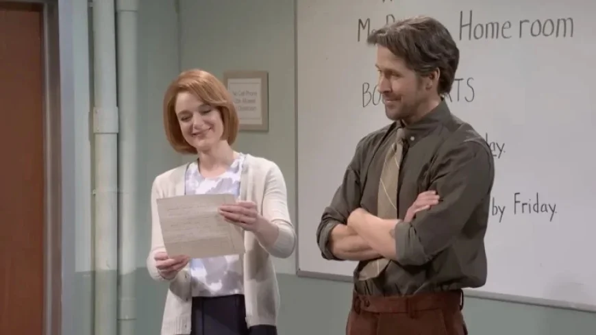 Ryan Gosling and SNL Cast Hilariously Break Character After Joke Changes