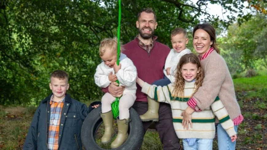 Kelvin Fletcher as clearing begins: Fletchers’ Family Farm starts rebuild after farmhouse fire