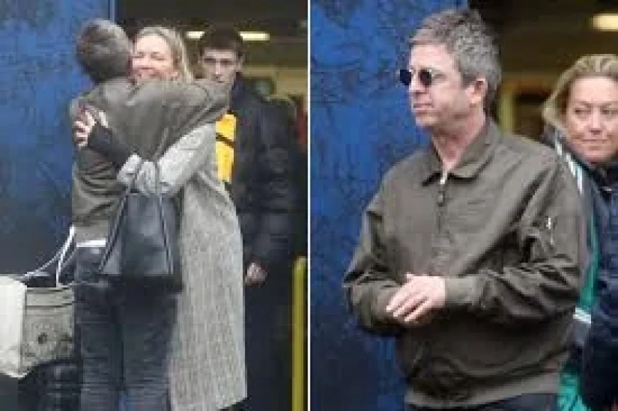 Euston Station — Noel Gallagher Spotted on Solo Shopping Spree After Split