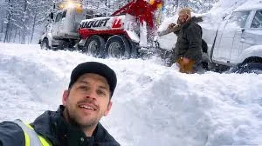 Weather.com and the March 10 reveal: a pickup truck resurfaces after an Iowa blizzard