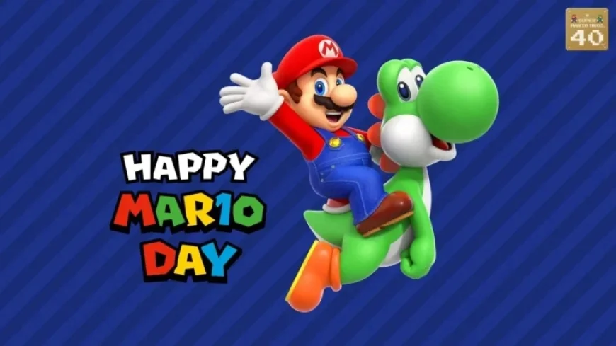 Mario Day: 40th Anniversary Shock — Up to 90% Off Games and 12 Months Free with Switch 2 Bundle