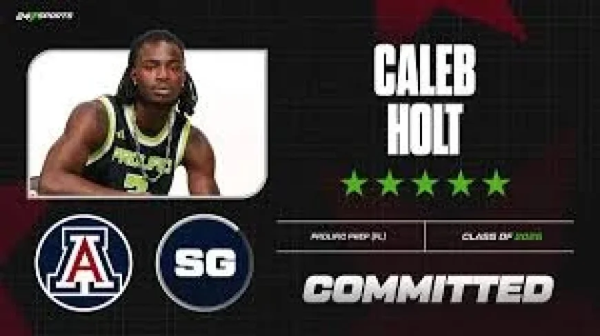 Caleb Holt commits to Arizona in five-star decision, handing Tommy Lloyd a major win