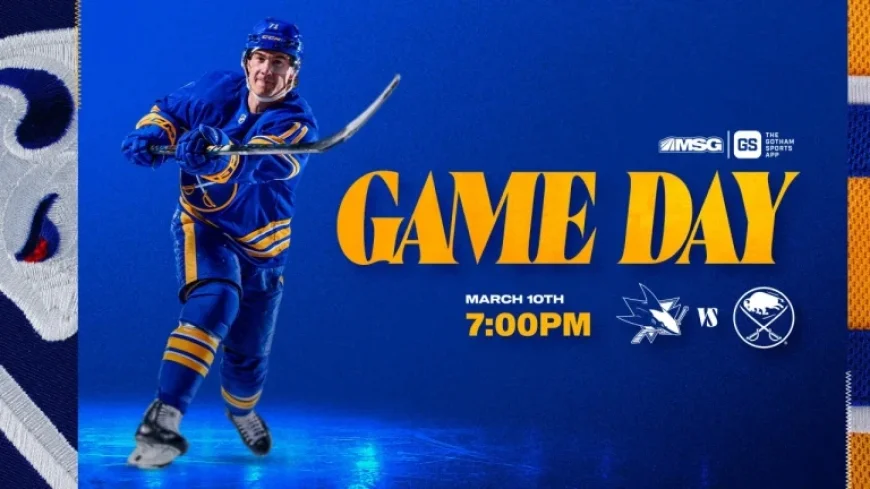 Buffalo Sabres vs Sharks at 7 p.m. ET: 6 pressure points behind Game #65 after Sunday’s 8-7 surge