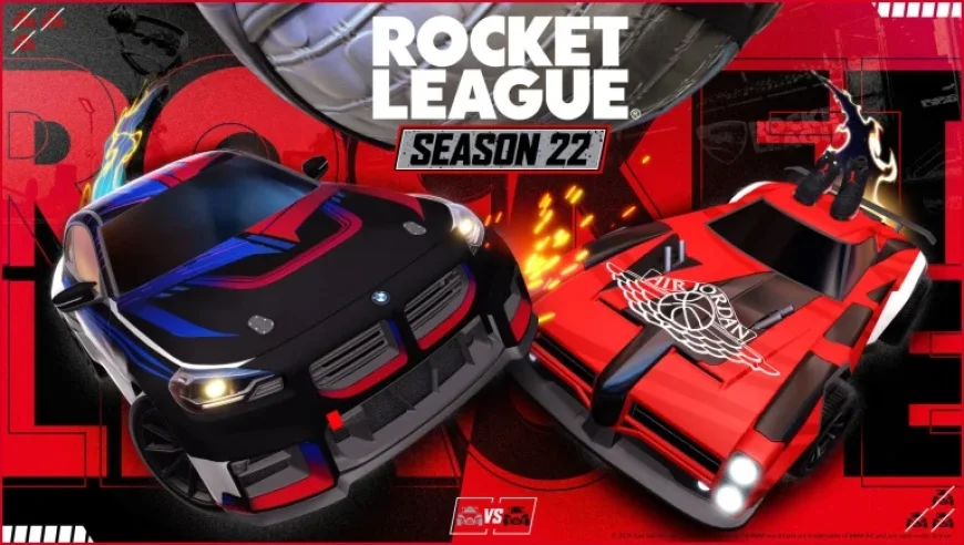 Rocket League Season 22 Premium Pass Revealed as Training Tools, Jordan Cosmetics, and New Cars Land