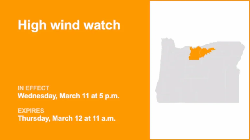 High Wind Watch, High Wind Warning, Wind Advisory: National Alert Roundup — Wednesday, March 11, 2026