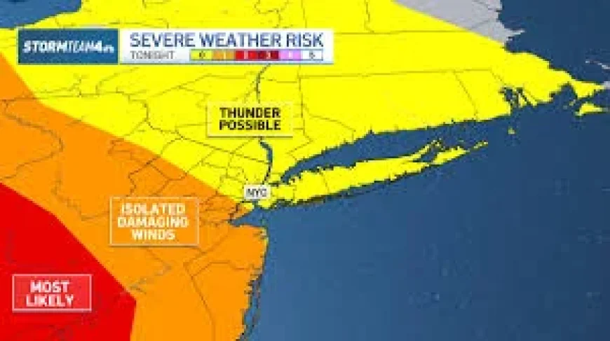 Nyc Weather: A 1,000-Mile Severe Threat Reaches the East While New York Sits on the Edge