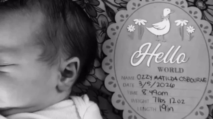 Jack Osbourne Welcomes Daughter Ozzy Matilda Osbourne