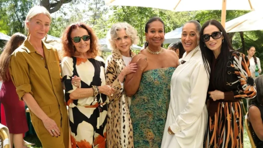 Jane Fonda, Paltrow, Perry Highlight DVF’s Oscars Luncheon