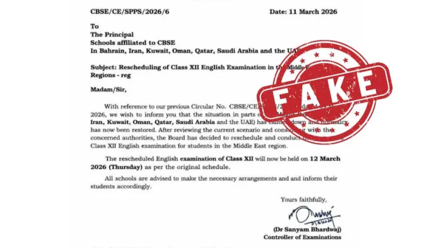 CBSE Fake Exam Circular Alert: Two Fresh Fake Notices Debunked Today — What Students in UAE and Gulf Must Know