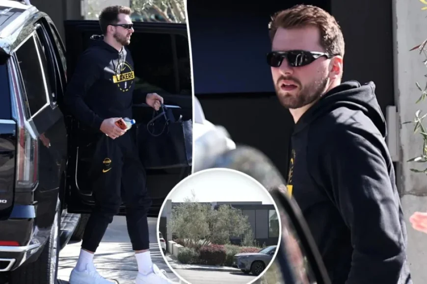Luka Doncic Appears Unfazed Outside Manhattan Beach Amid Ongoing Lakers Drama