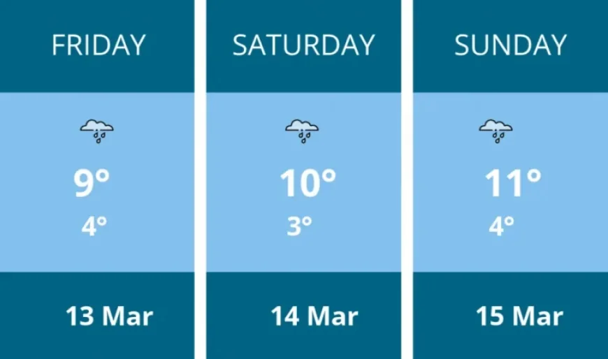 Kingston Weather: 5 Things to Know for a Wet, Breezy Weekend 13 Mar–15 Mar
