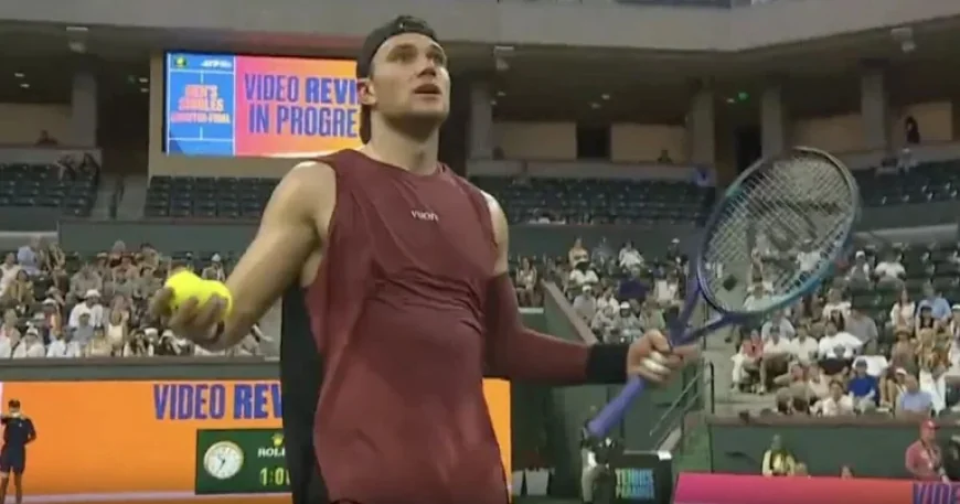 Boos Erupt as Jack Draper Receives Penalty at Indian Wells Tennis Match