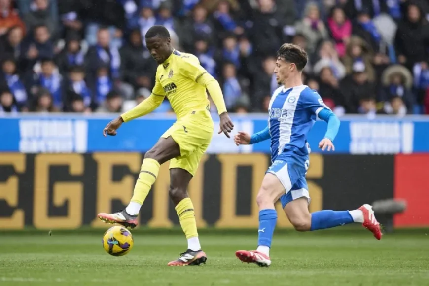 Alavés Vs Villarreal — alavés vs villarreal ends 1-1 as Pépé’s stoppage golazo rescues Villarreal