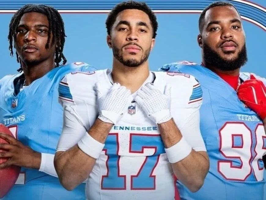 Titans Unveil New Logo and Oilers-Inspired Uniforms