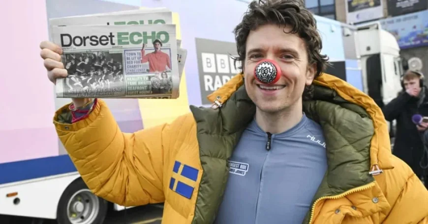 Greg James Cycle Route: Presenter Begins Epic Red Nose Day Ride from Weymouth