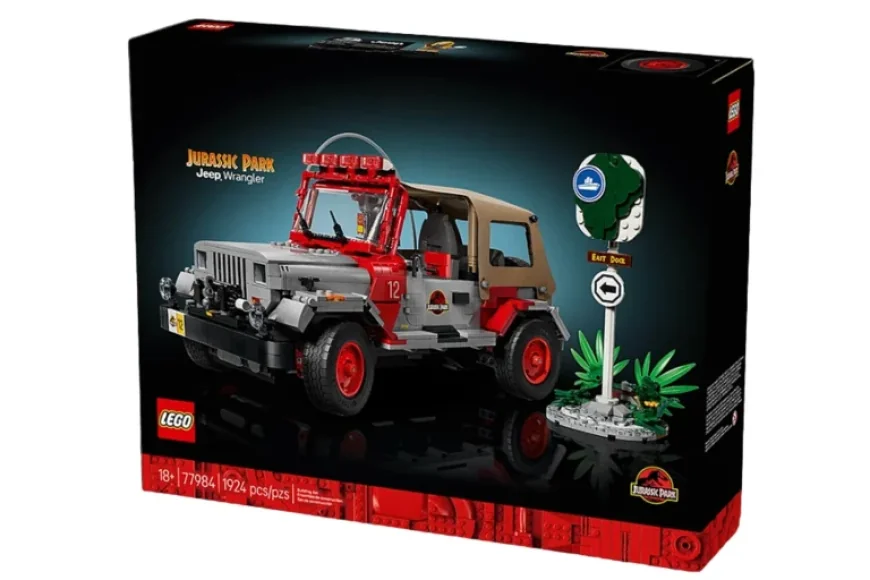 Lego 77984 Jurassic Park Jeep Wrangler teased in video, bringing a movie moment to bricks