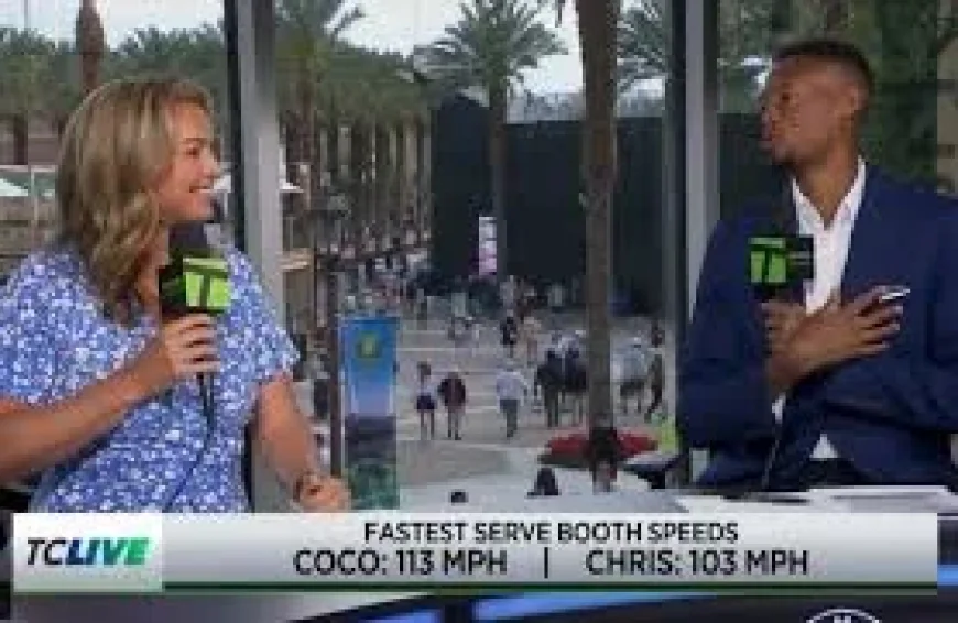 Tennis Channel desk exchange leaves viewers parsing what was real between Chris Eubanks and Coco Vandeweghe