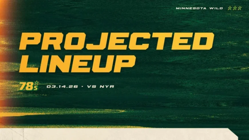 Rangers Vs Wild: Projected Lineup Set as Snow Looms for Saint Paul Matchup