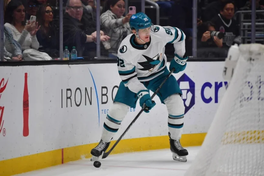 San Jose Sharks Igor Chernyshov Leaves Game After Head Impact, Had Been Recalled Earlier