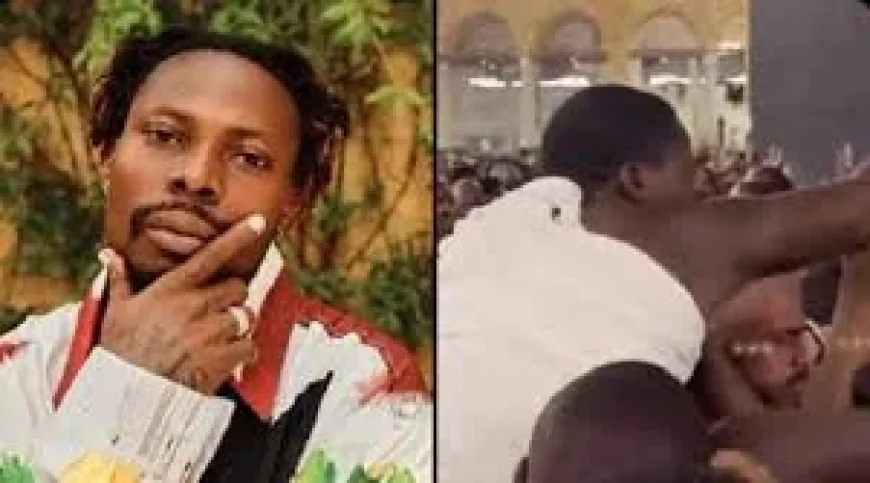 Mecca: Asake Struggles to Touch the Black Stone — Viral Crowd Reveals Limits of Pilgrim Access