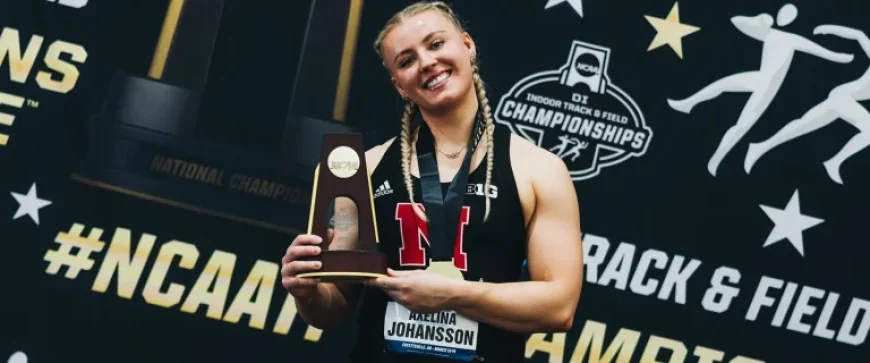 Johansson Shines Gold at NCAA Championships for University of Nebraska
