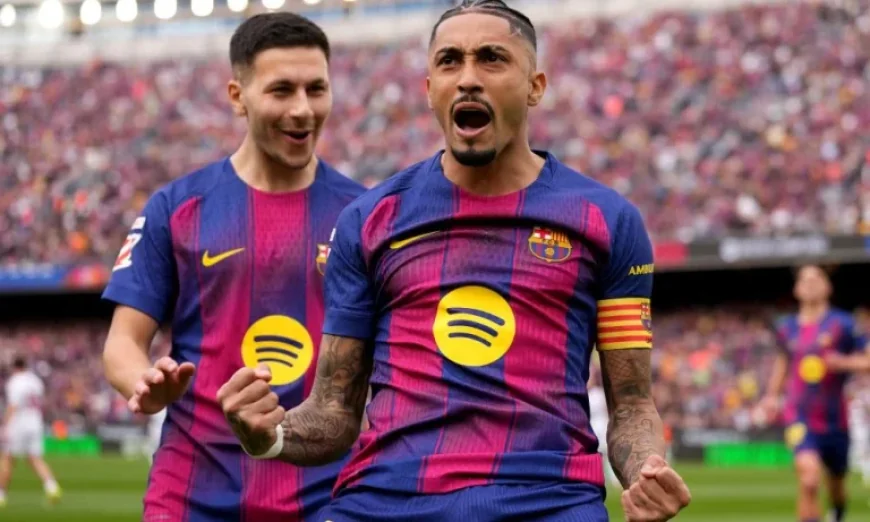 Barcelona Triumphs 5-2 Over Sevilla: Raphinha and Cancelo Star in Player Ratings