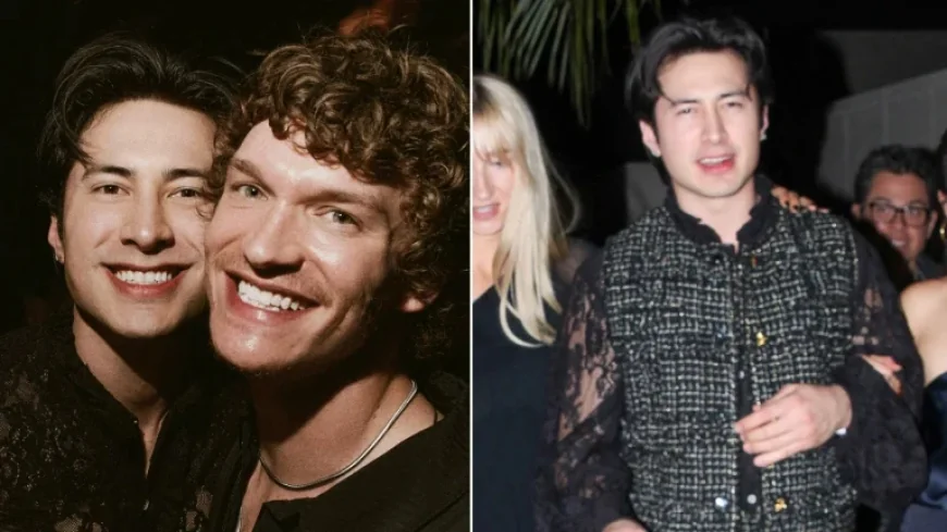 Hudson Williams Embraces Naked Dressing in a Sheer Lace Shirt for a Heated Rivalry Reunion