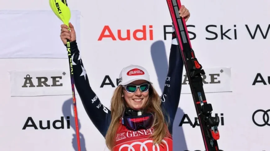 Mikaela Shiffrin Clinches Record 8th World Cup Slalom Title This Season