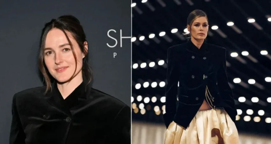 Renate Reinsve Mixes Hard Tailoring and Painted Satin in Khaite at WIF’s Oscars Nominees Celebration