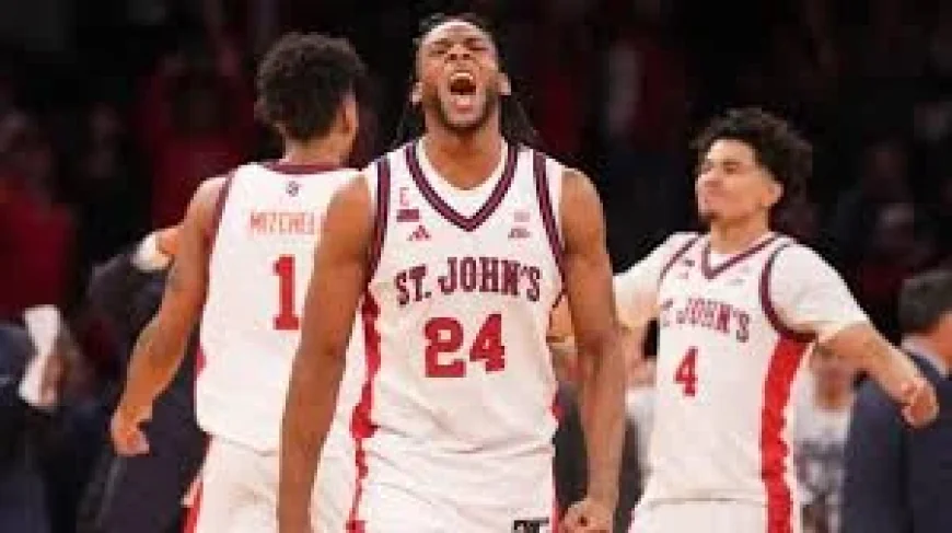 St Johns Basketball and the ladder at the Garden: Zuby Ejiofor’s last snip in a title-night rout