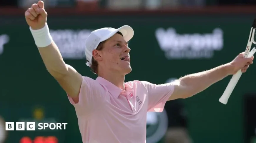 Jannik Sinner Defeats Daniil Medvedev, Equals Federer and Djokovic’s Indian Wells Record