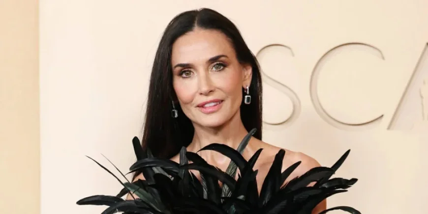 Demi Moore’s striking feathered Gucci gown causes a stir at the Oscars — 5 takeaways