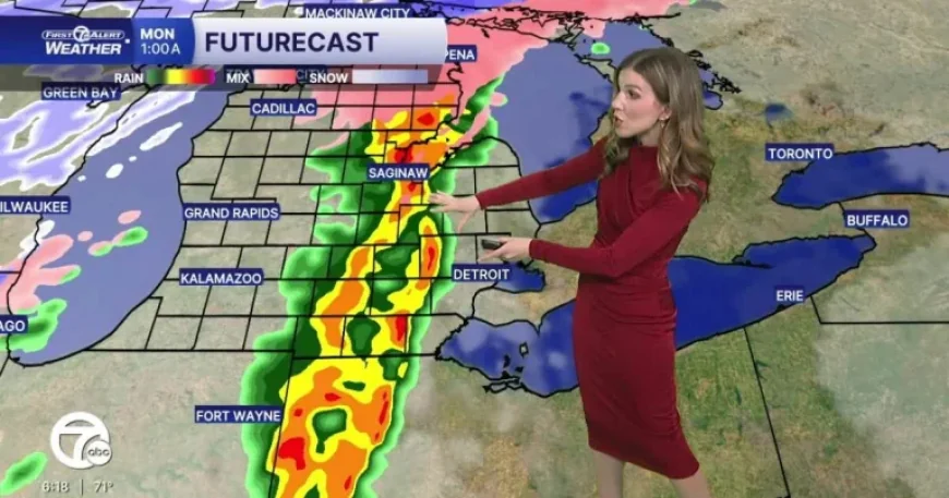 Detroit Weather and the 36-hour whiplash: gusty winds, overnight storms, then snow