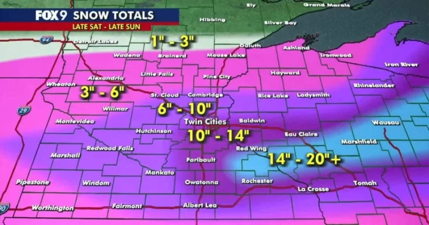 How Much Snow Did Minneapolis Get as the March 14-15 Winter Storm Hit Minnesota