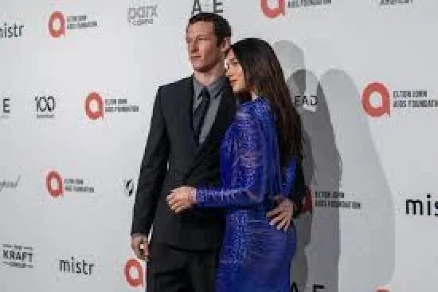 Dua Lipa Sends Pulses Racing in Plunging Blue Dress at Elton John’s Oscars Viewing Party — A Closer Look