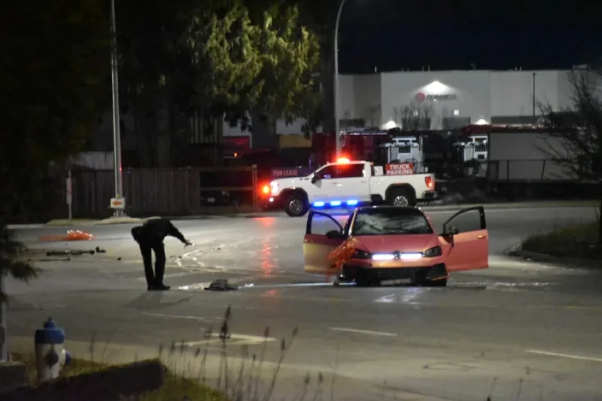 Abbotsford Hospital sees four arrive after crash — speed and alcohol flagged amid long road closure
