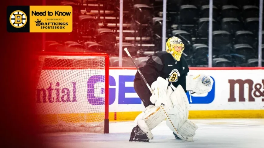 Bruins Vs Devils: Korpisalo Set to Start as Boston Hits New Jersey for 7 p.m. ET Puck Drop