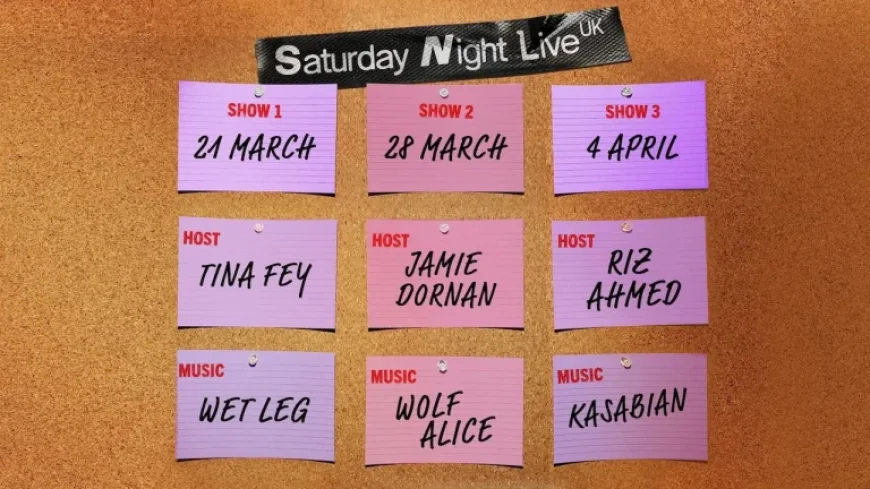 SNL UK Announces First Guests: Tina Fey and Wet Leg