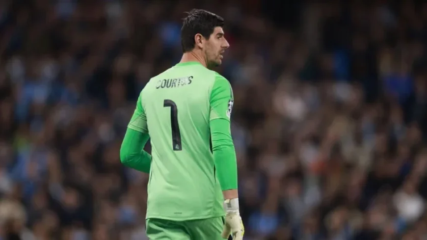 Courtois substituted at half-time as Real Madrid shift into caution mode