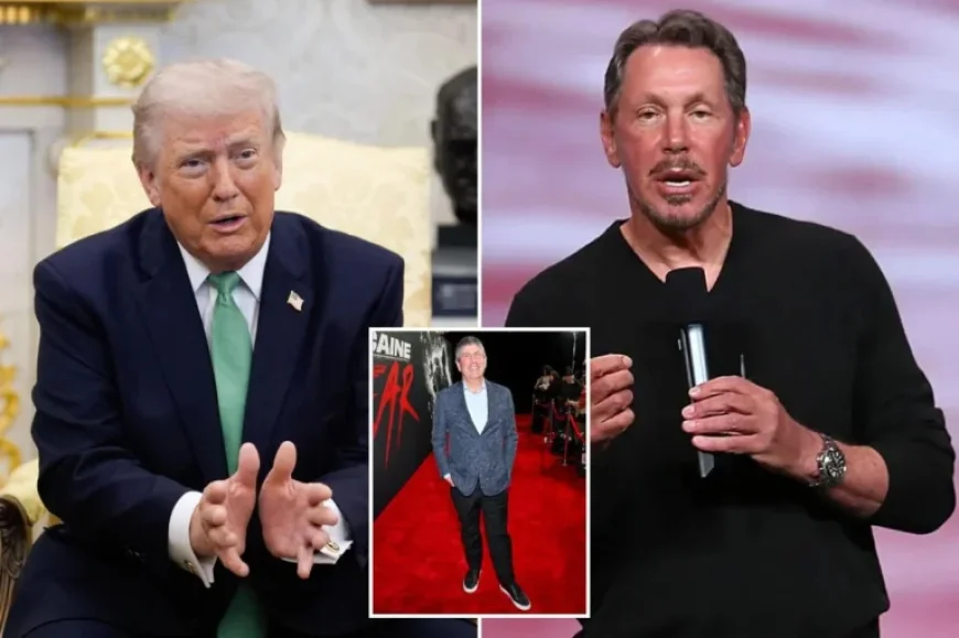 Larry Ellison and Trump’s Private Talks Exposed in Jeff Shell Lawsuit