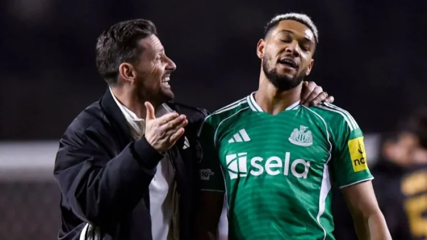 Joelinton sets the tone as Newcastle head to Barcelona with belief and an ‘extra special’ fan backdrop