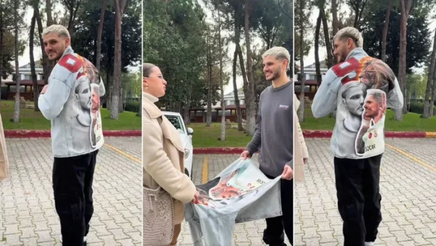 Icardi Surprised by Kosovan Artist’s Personalized Jacket — Viral TikTok Draws Thousands of Views
