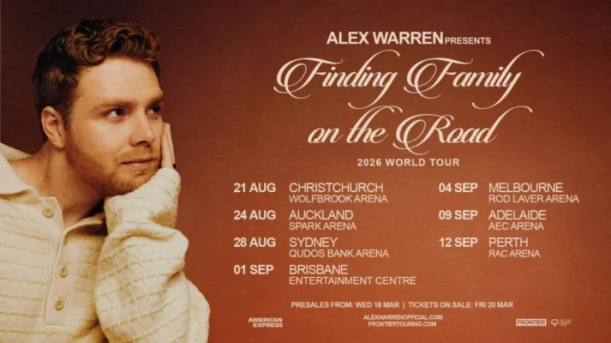 Alex Warren Tickets: Arena Return and Tour Reveal as 2026 Approaches