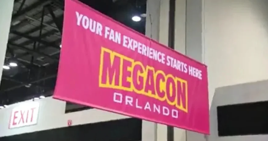 Megacon at the Orange County Convention Center: the long walk from parking to the first panel